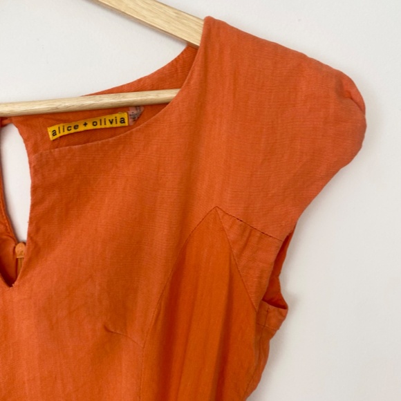 Alice + Olivia linen blend dress - Picture 2 of 4